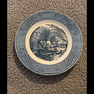 Currier & Ives plate